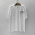 Amiri T Shirt Colorful Splash Ink Casual Hip Hop round Neck Short Sleeve T-shirt