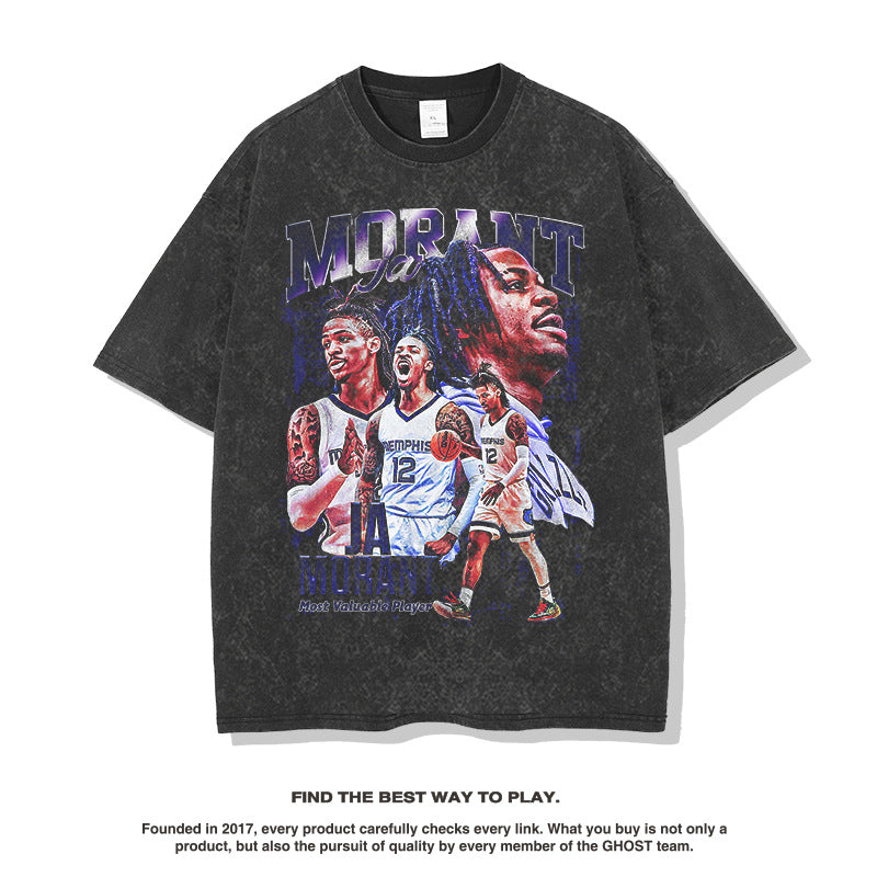 Nba T-shirt Printed Short-Sleeved T-shirt