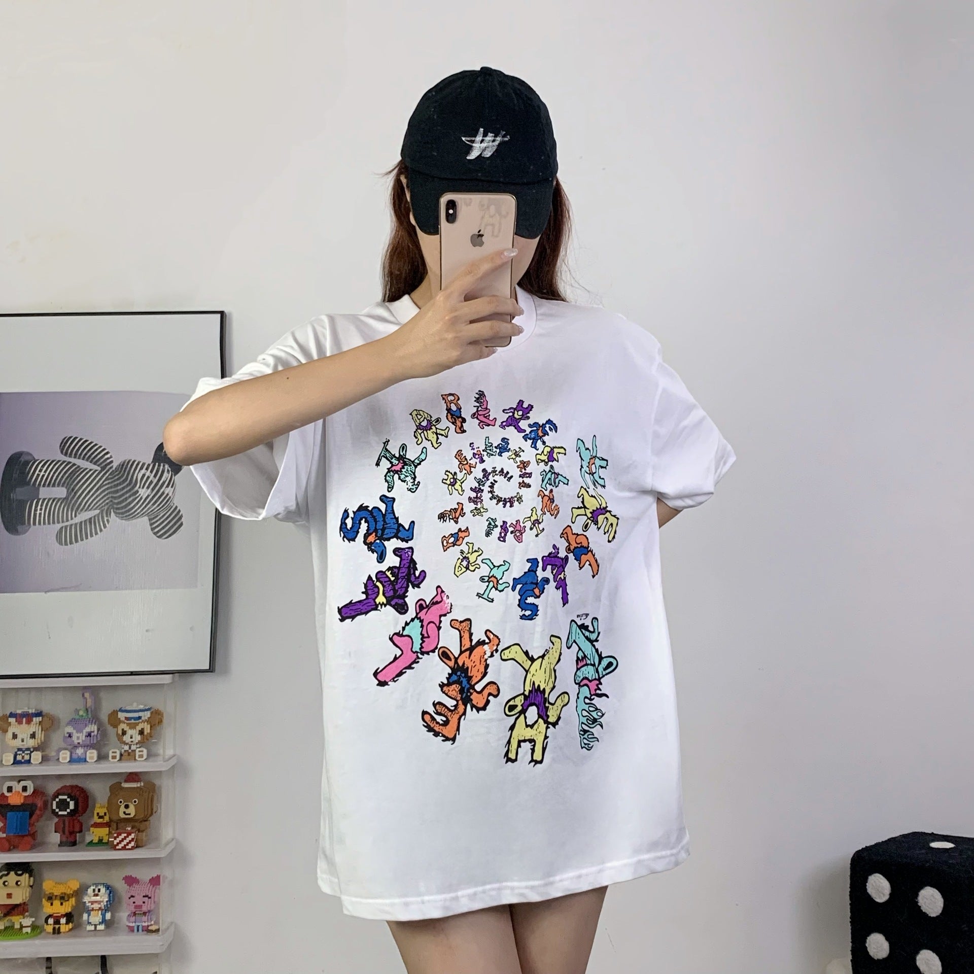 HS T Shirt Summer Creative Pattern Unisex