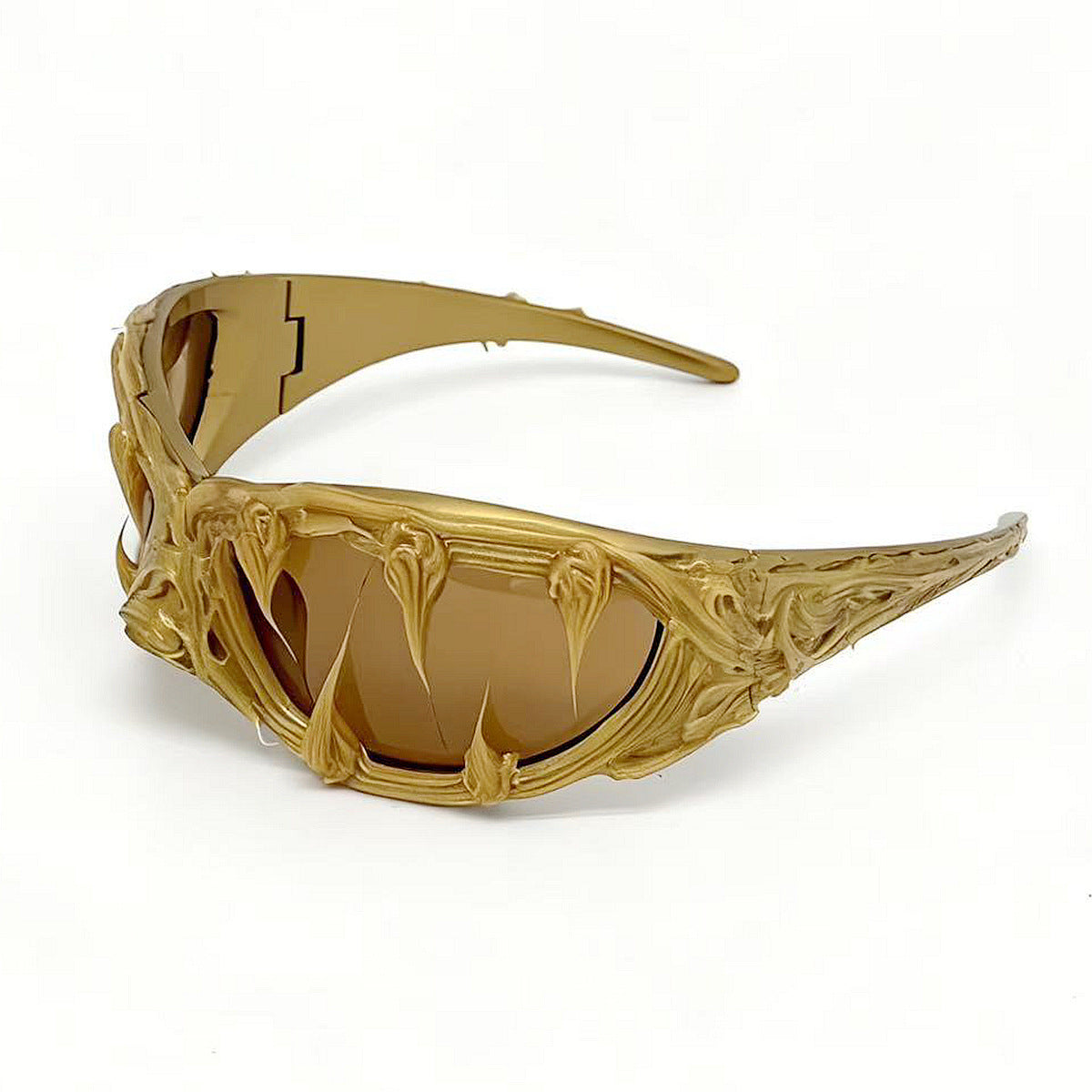 Trendy punk glasses y2k large frame eagle beak