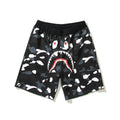 Bathing ape Bape Shorts camouflage luminous shark terry straight beach pants