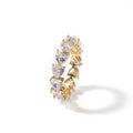 Rings Hip Hop Rings Men's Love Zircon Spectrum St. Valentine's