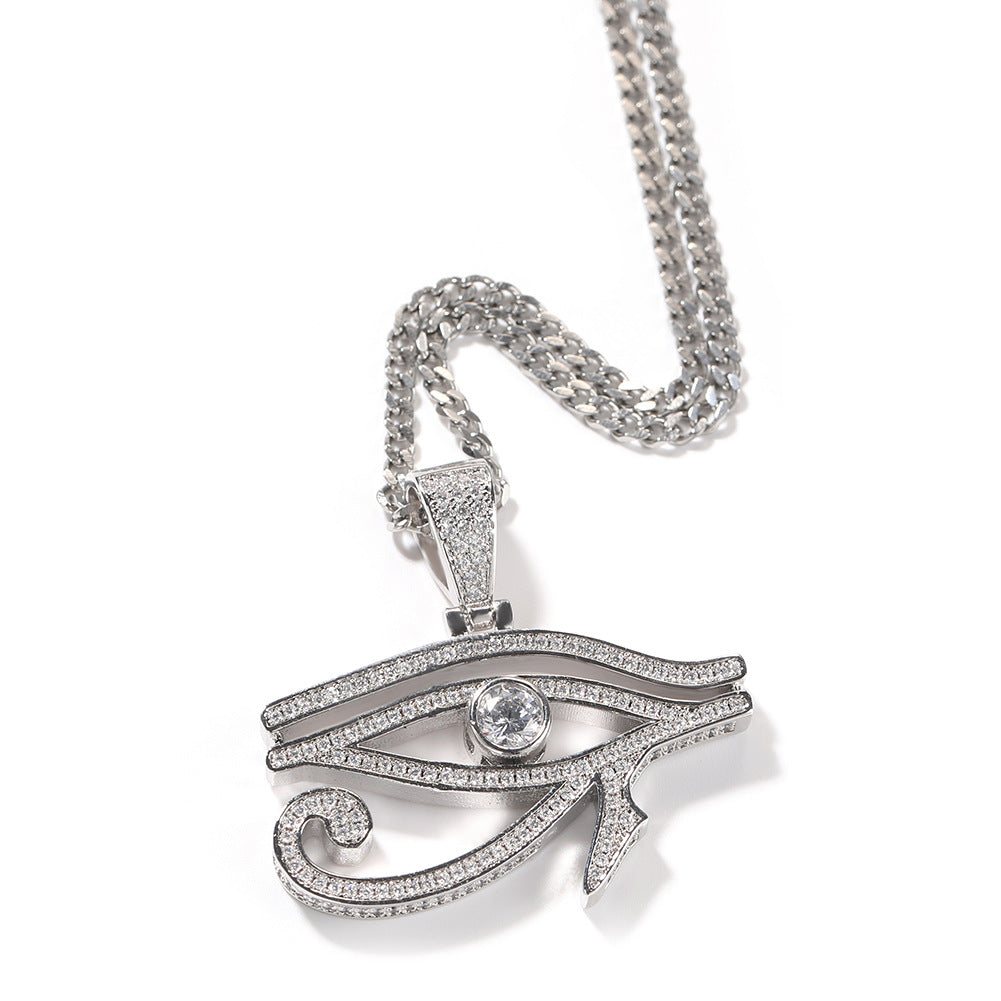 Jewelry The Eye of Horus Spectrum St. Valentine's Pendant Fashion Diamond Necklace The Eye of Horus Spectrum St. Valentine's
