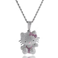 Jewelry cartoon style bow catNecklaces Crosses Spectrum Necklaces Hello Katie