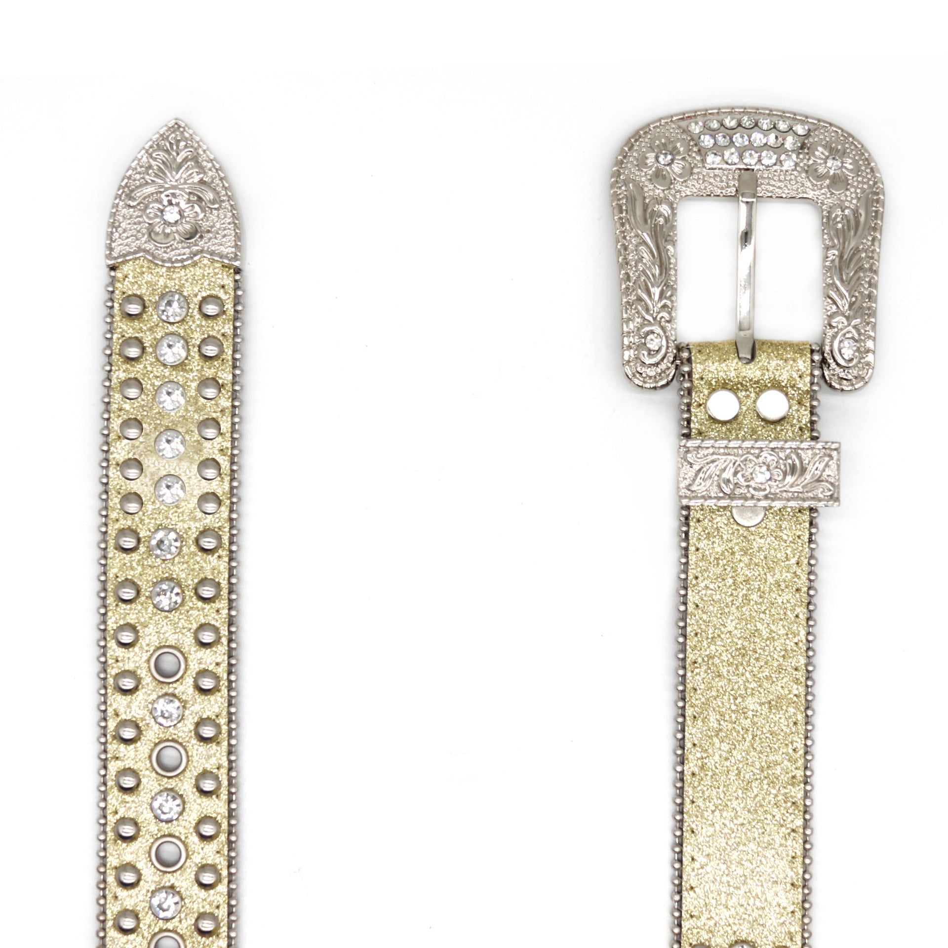 Hip-hop punk rhinestone belt punk style