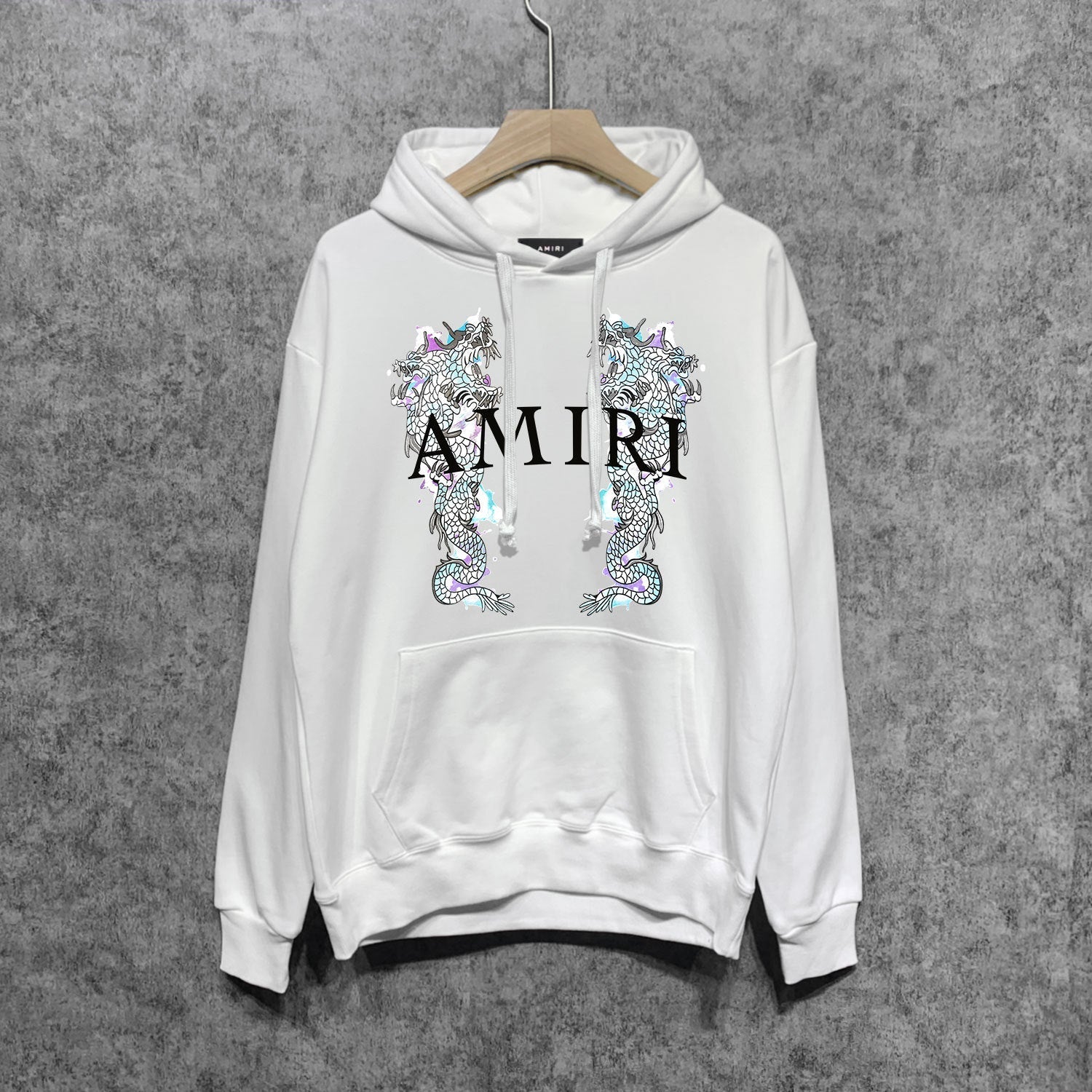 Amiri Hoodie Long Fashion Brand Hoodie Sweatshirts Hooded