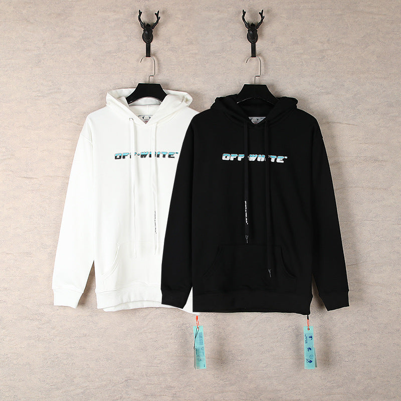 OW  hoodie gradual change arrow hoodie