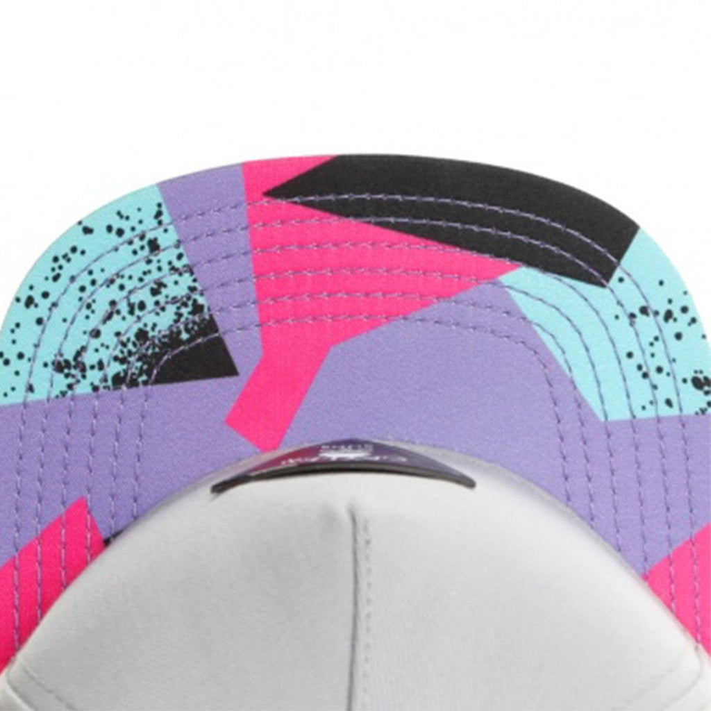 Trendy flat brimmed snapback hats external iron label