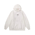 OW hoodie plant leaf arrow pattern fleece hooded