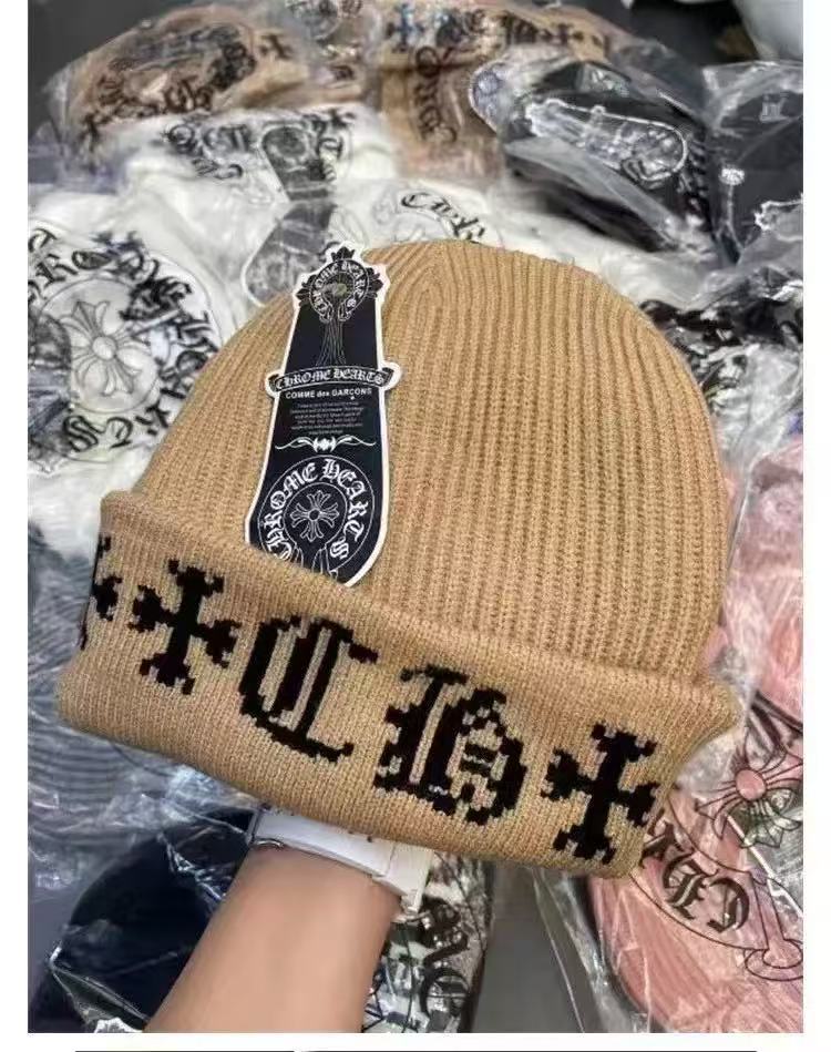 Chrome Hearts Knit Hat - Warm, Casual, Trendy Winter Streetwear