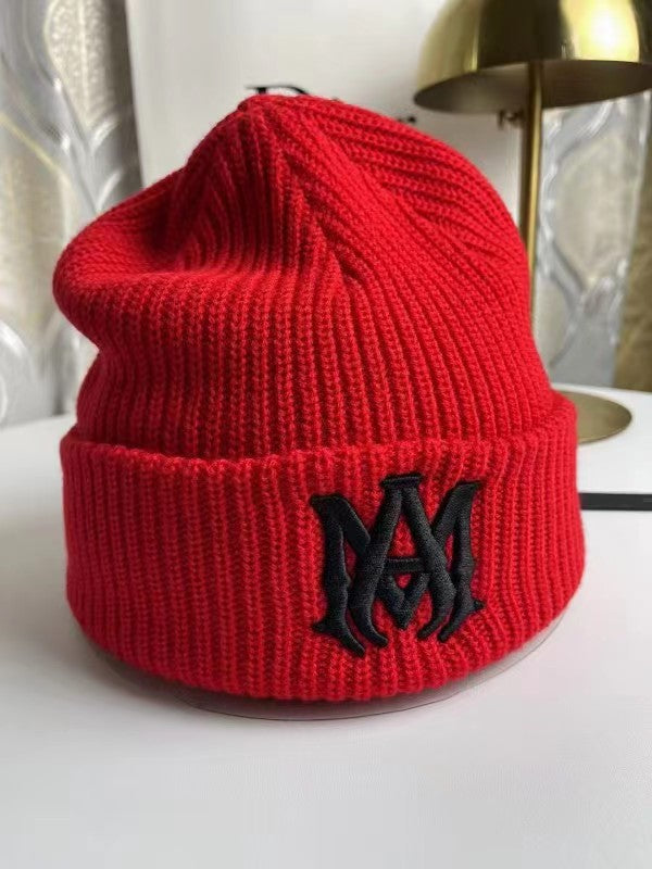 Amiri Knitted Hat AM Trend Embroidery