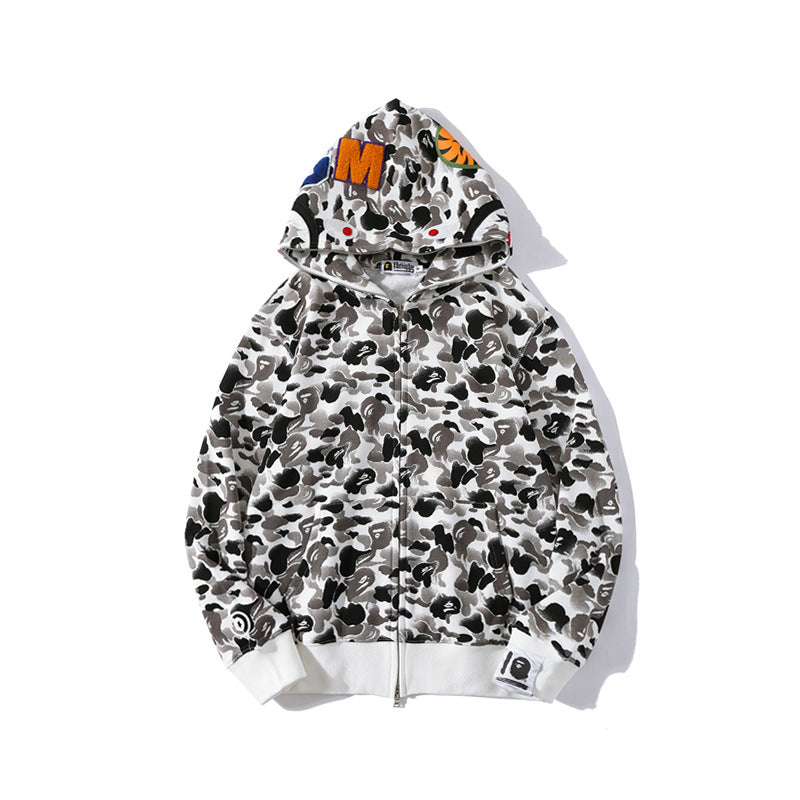 Bathing Ape Hoodie Wind Ink Camouflage 10th Anniversary Limited Edition
