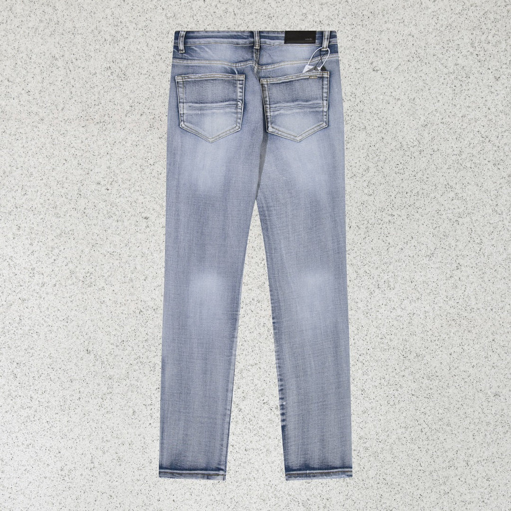 Amiri Jeans AMI pattern straight casual jeans for men and women
