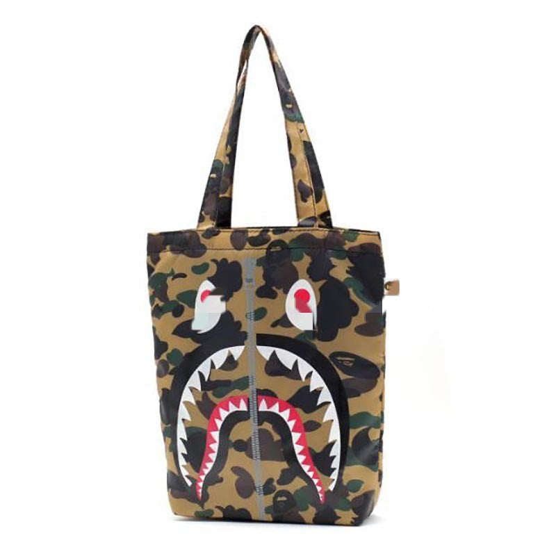 Bathing Ape Bape Bag Ape Shark Monster Camouflage Tote Bag