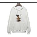 OW  hoodie woman bouquet basket pattern arrow hooded