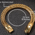 Bracelet Stainless Steel Keel Chain Bracelet FrancoChain Hip Hop Far East Spectrum