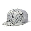 Trendy flat brimmed snapback hats mesh breathable summer