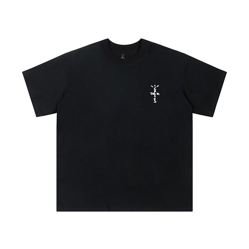 Travis Scott T-Shirt Crew Neck Loose Short Sleeve T