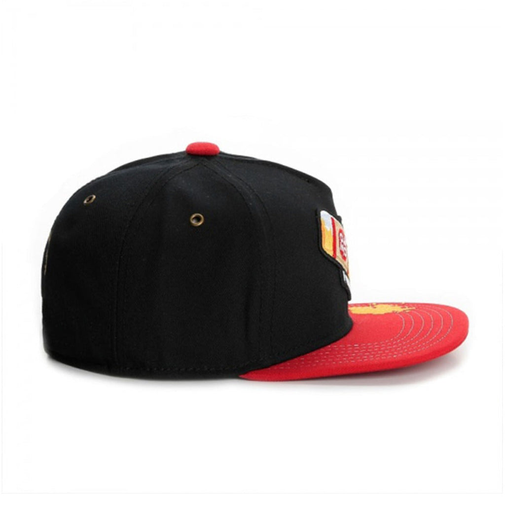 Trendy flat brimmed snapback hats spring and summer breathable sunshade