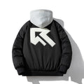 Men's Vintage Jackets Patch Embroidered Jacket Men's Padded Baseball Jacket Cotton Jacket