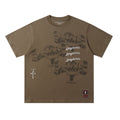 Travis Scott T-Shirt TRAVIS SCOTT CACTUS JACK24ss Embroidery Crew Neck Short Sleeve