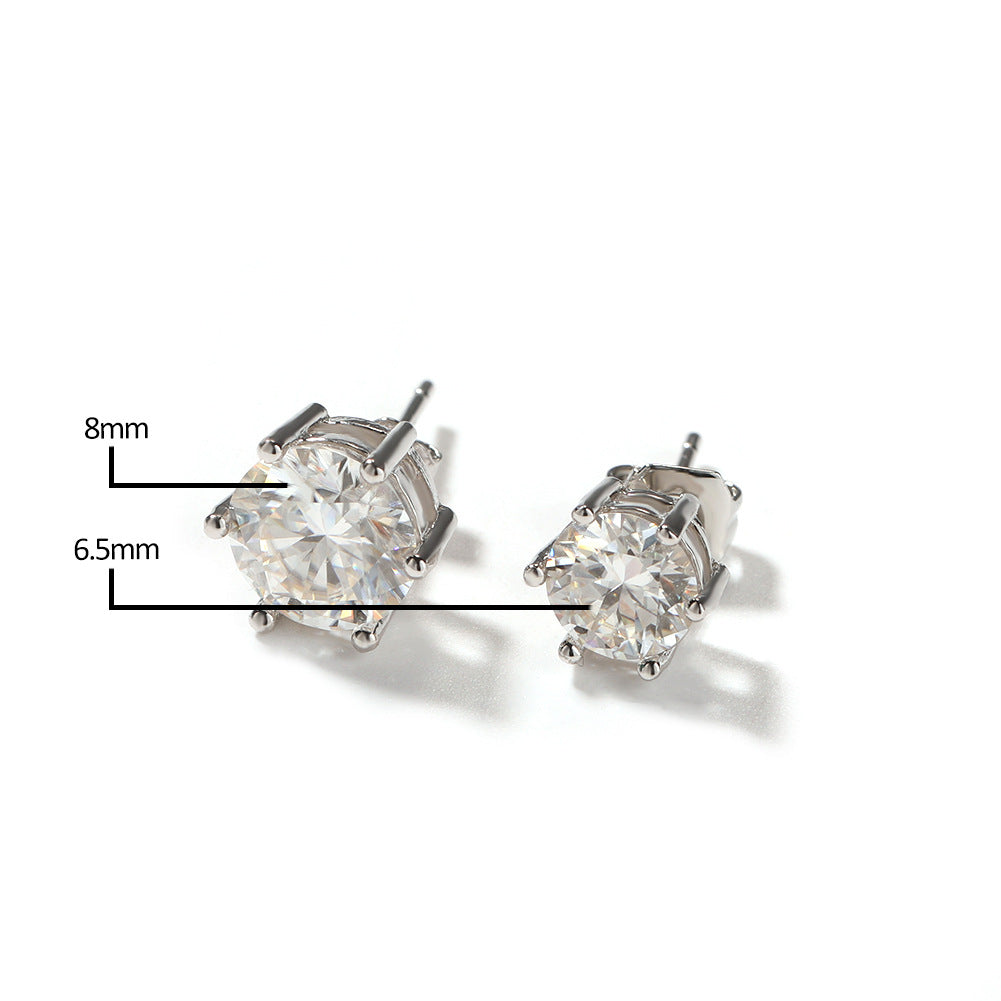 Earrings Zircon 925 Silver Earrings Spectrum St. Valentine's