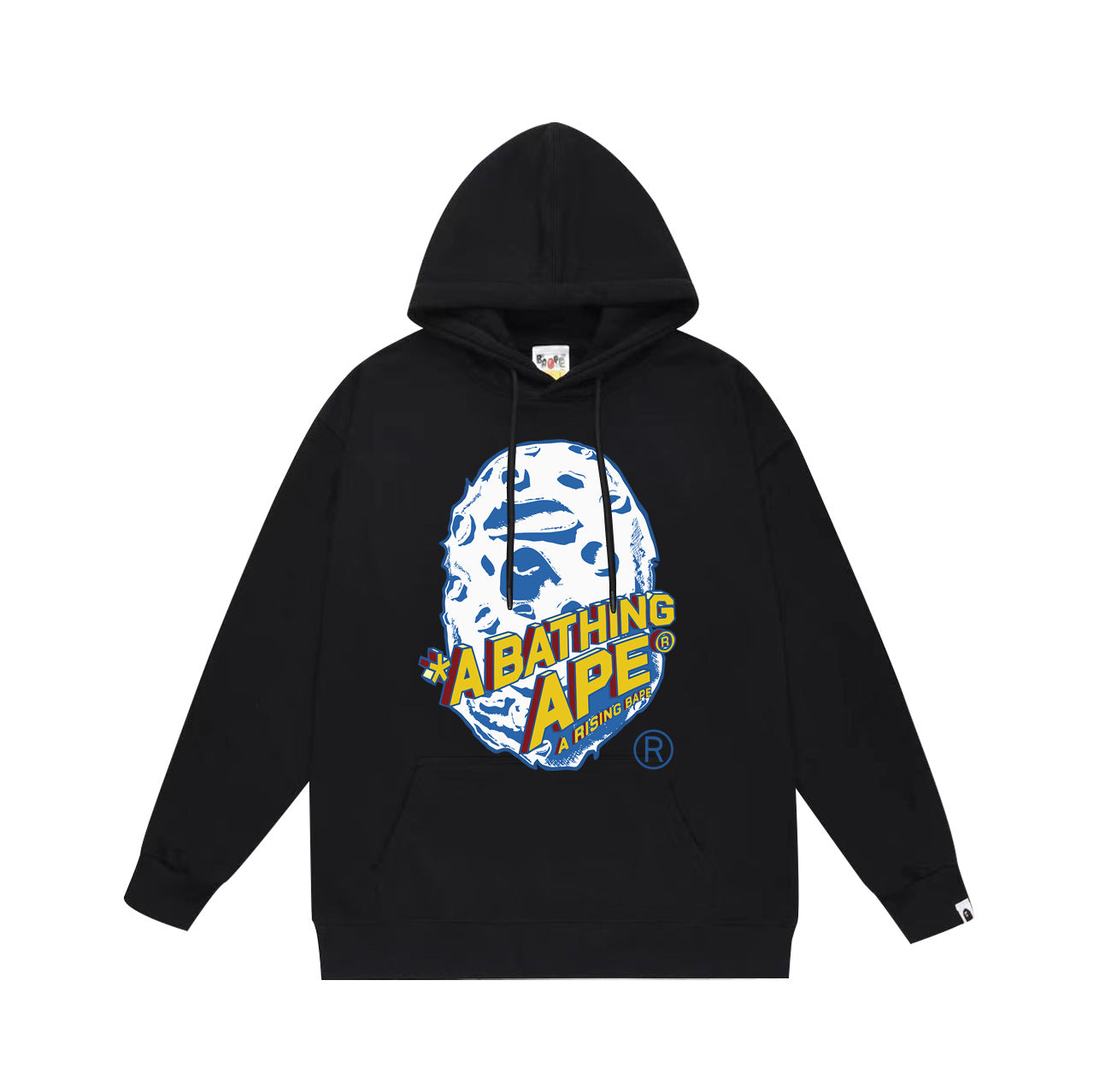 Bathing Ape Hoodie Autumn/Winter Letter Print Loose Hoodie Pullover Ape Sweater