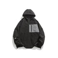 Unisex Jacket Hooded Jacket Loose Mechanical Style Outdoor Jacket Coat