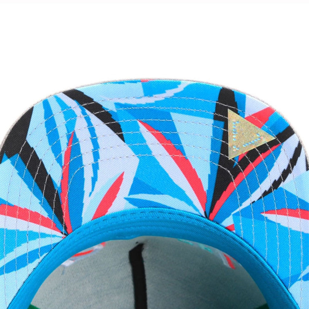 Trendy flat brimmed snapback hats letterbeachsummer breathable