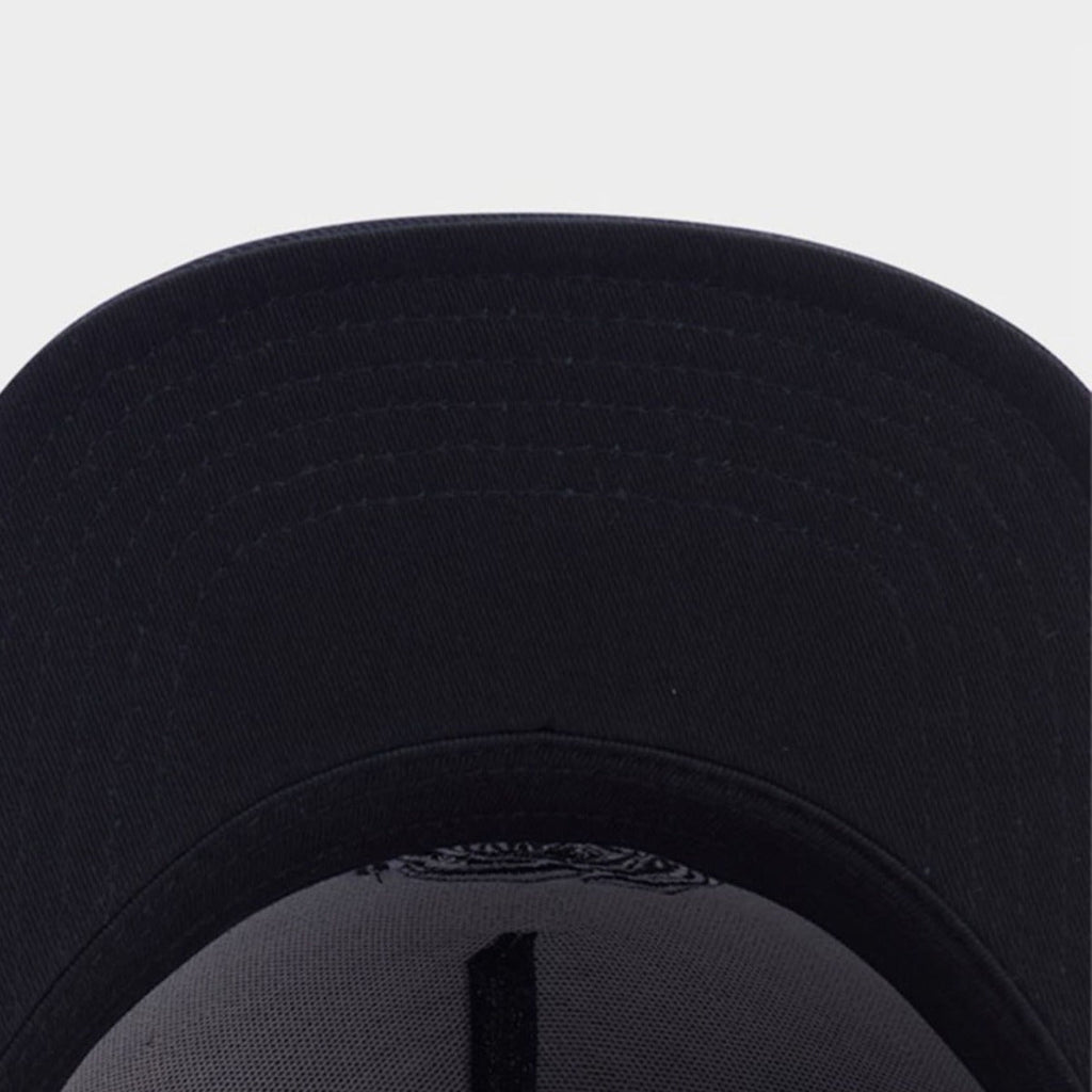 Trendy flat brimmed snapback hats rose embroider