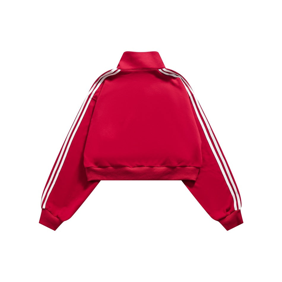 Unisex Jacket Vintage Top Sports Coat Stand Collar Jacket