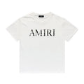 Amiri T Shirt Lettered Casual Hip Hop round Neck Short Sleeve T-shirt