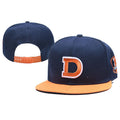 Trendy flat brimmed snapback hats letter sunshade