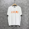 Amiri T Shirt Letter Inverted Rabbit Head Casual Round Neck