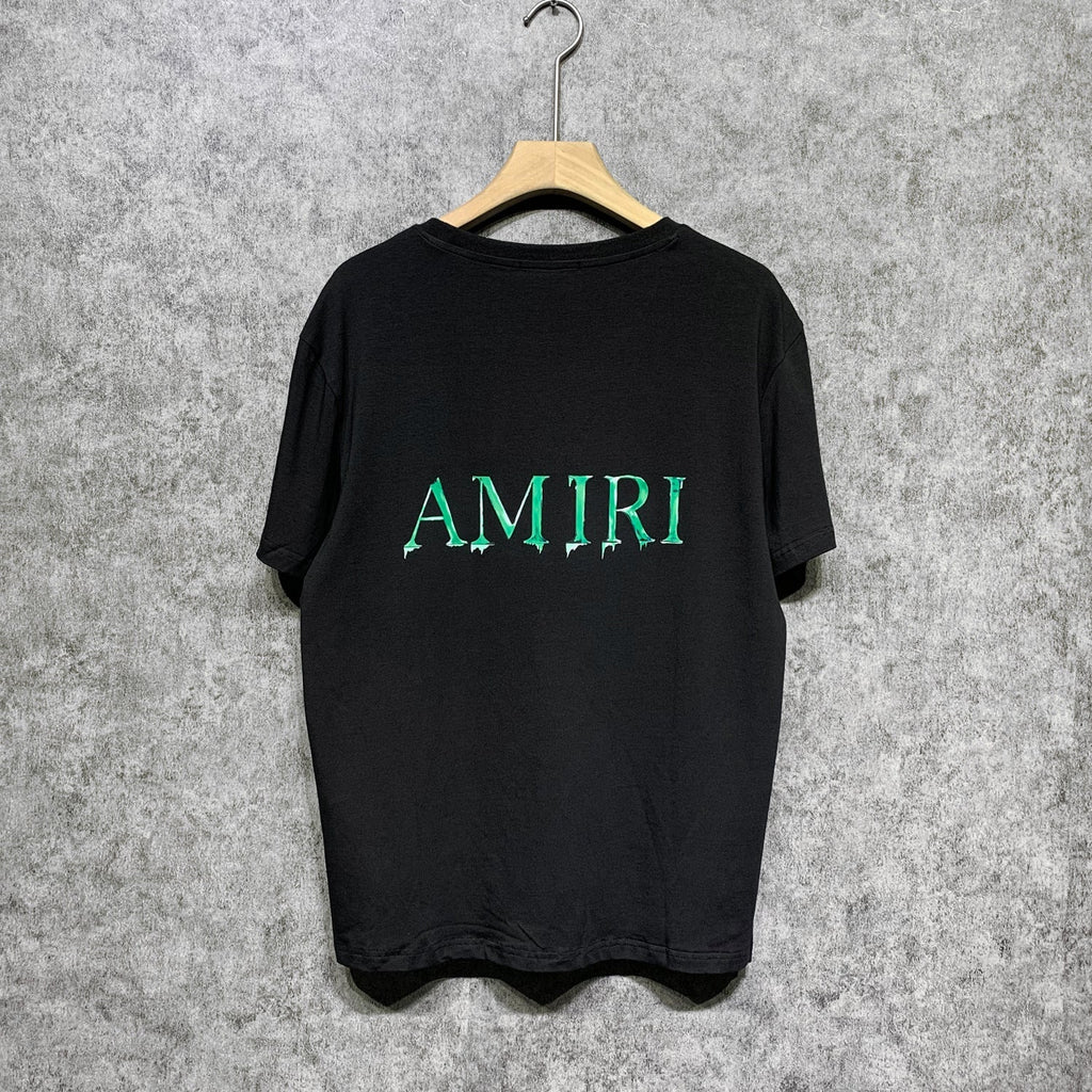 Amiri T Shirt Parrot Printing Casual Round Neck