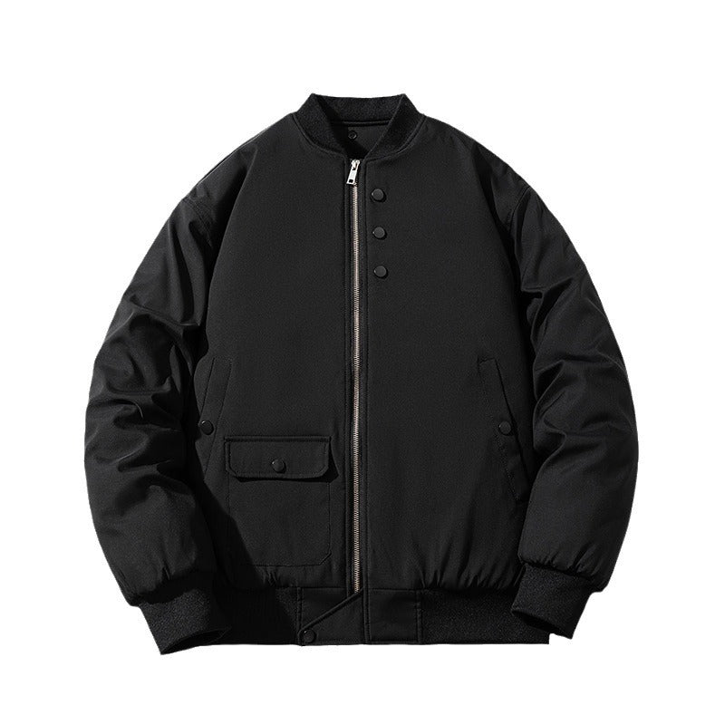 Mens Vintage Jackets Jacket Loose Baseball Jacket Padded Flight Suit