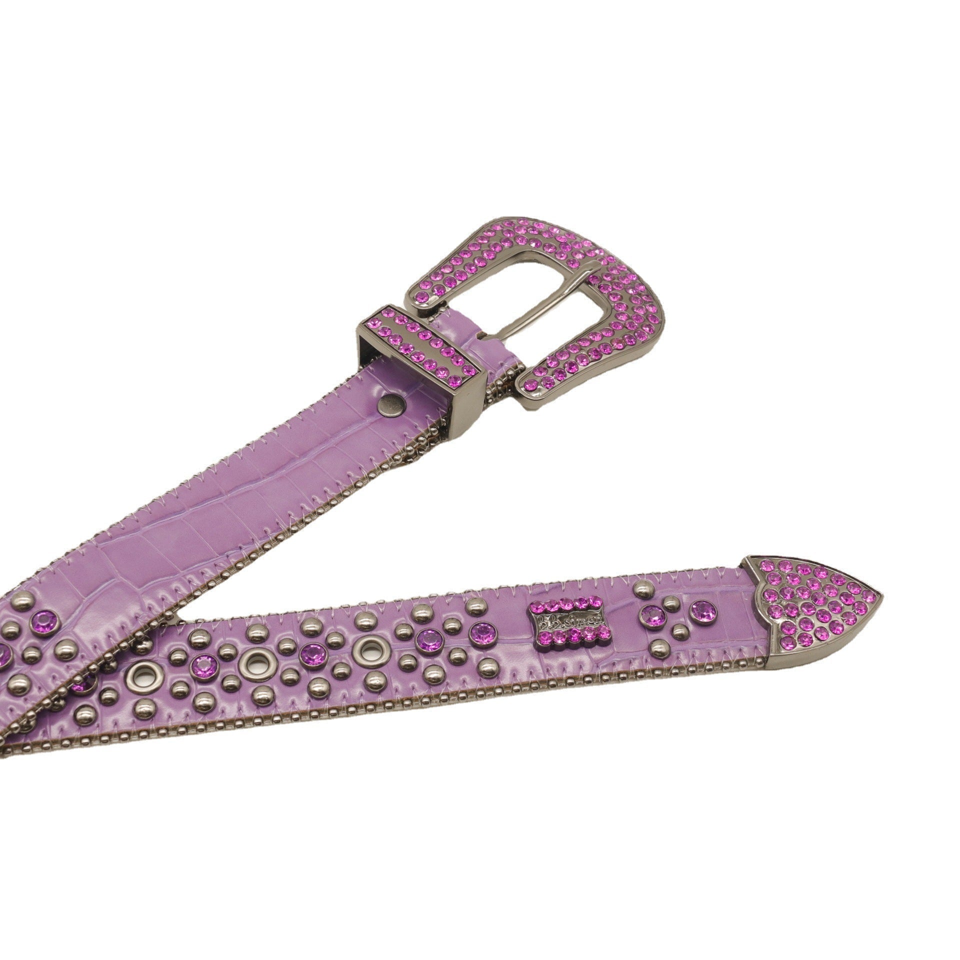 Hip-Hop Punk Rhinestone Belt for Men and Women