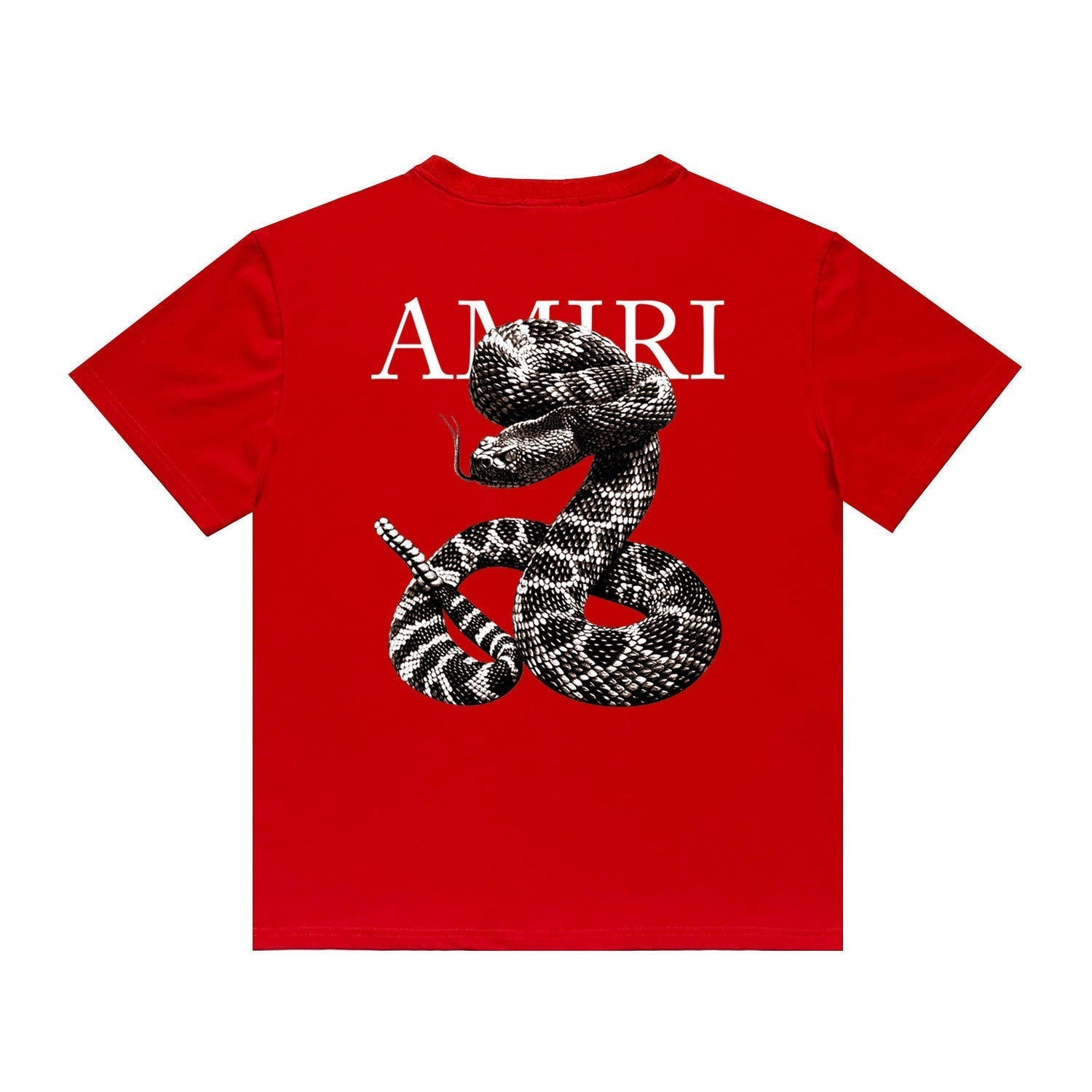 Amiri T Shirt Printed Casual Hip Hop round Neck Short Sleeve T-shirt