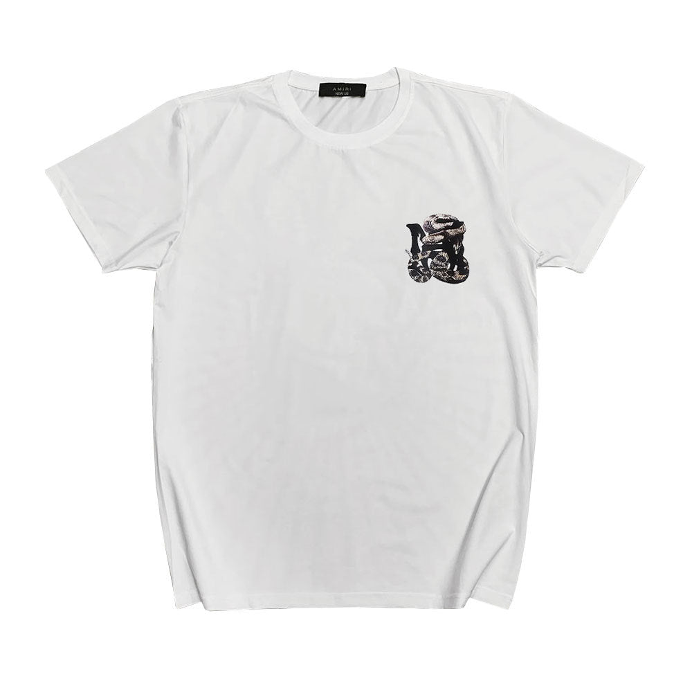 Amiri T Shirt Short Sleeve Letter Print Casual Half Sleeve T-shirt