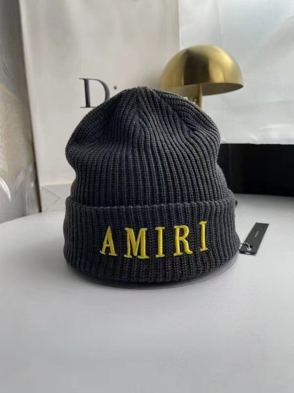 Amiri Knitted Hat AM Trend Embroidery