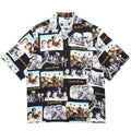 GUILTYPARTIES TIGER Shirts Joint Accompany Me Rayon Lapel Hawaiian Short Sleeve Shirt