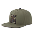 Trendy flat brimmed snapback hats picture rollin army green shade