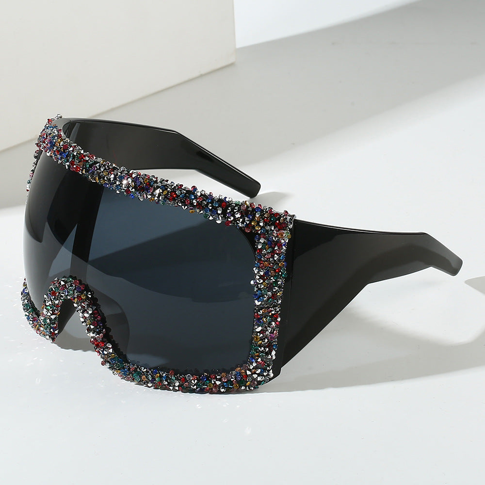 Trendy punk glasses all-in-one goggles