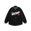 Unisex Jacket Vintage Baseball Jacket Men's and Women's Loose Corduroy Coat