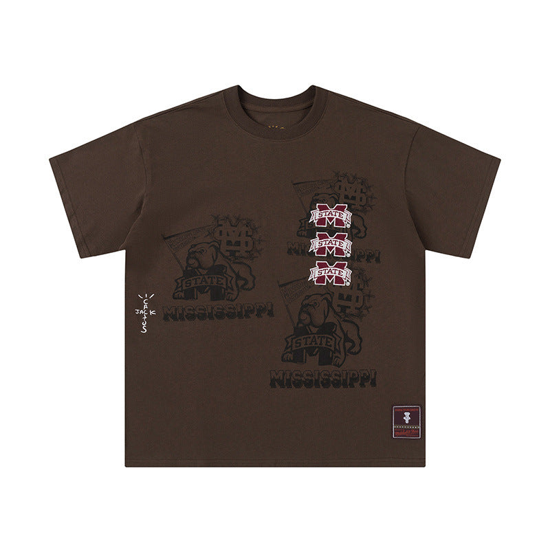 Travis Scott T-Shirt TRAVIS SCOTT Short Sleeve Summer KAWS Hip Hop T-Shirt