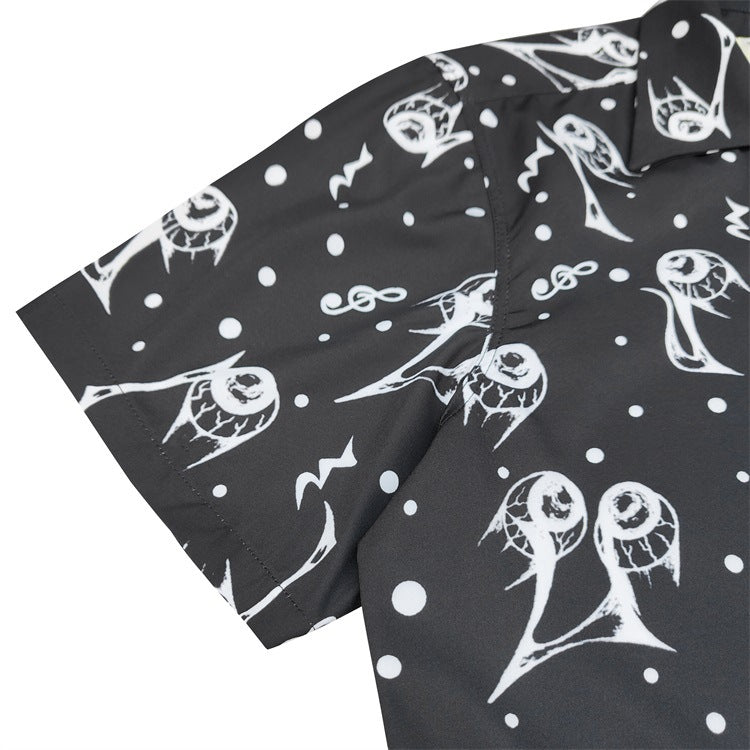 GUILTYPARTIES TIGER Shirts 18SS Heaven Tokyo, covered in pineapple skull Hawaiian short-sleeved shirt