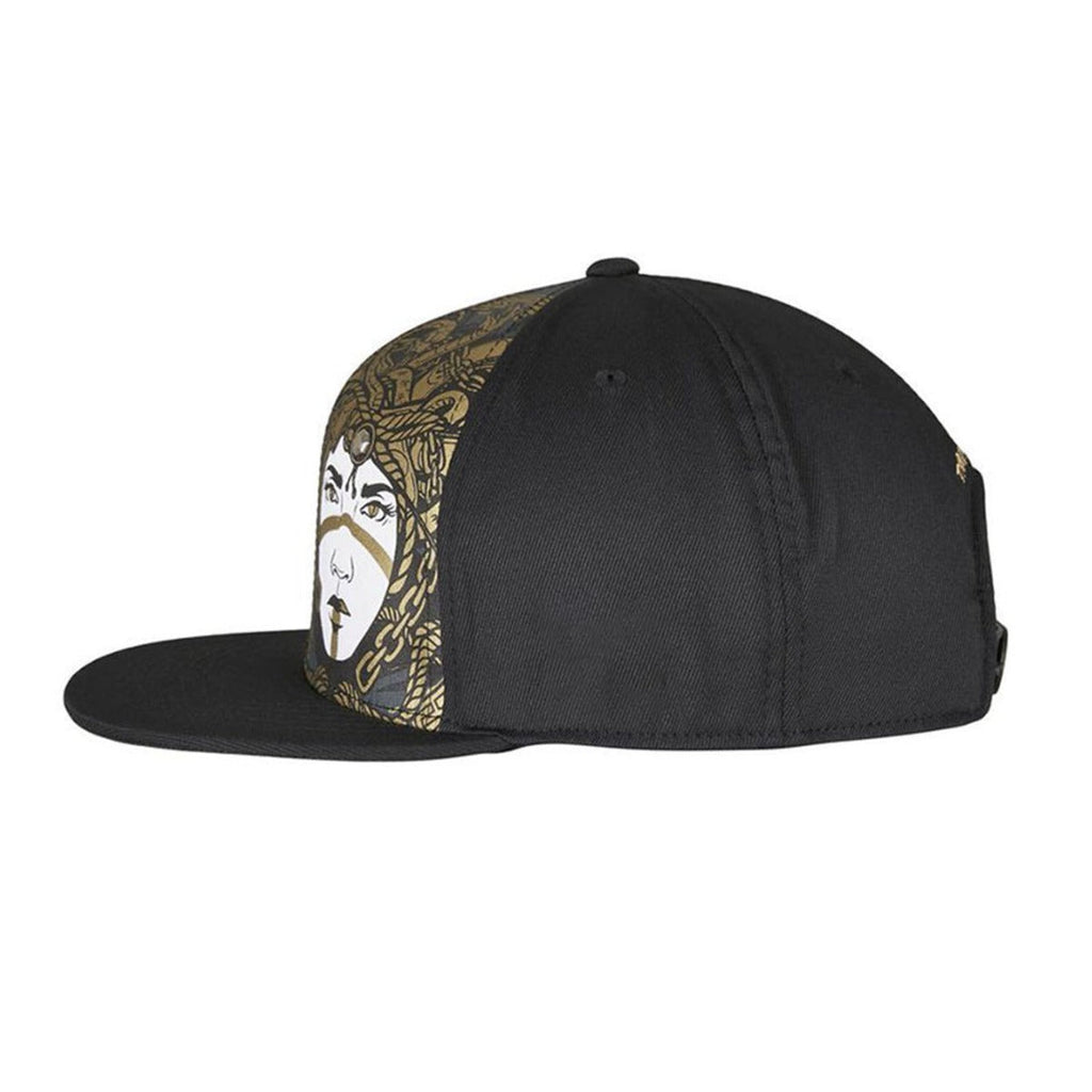 Trendy flat brimmed snapback hats ancient greek mythology medusa