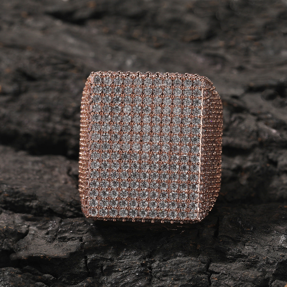 Rings Diamond Ring Silver Hip Hop Spectrum St. Valentine's