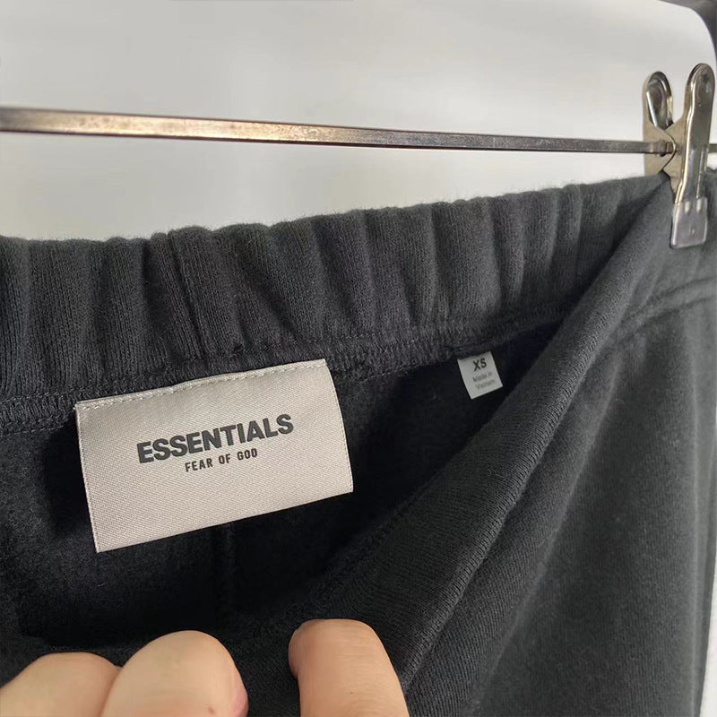 Fog Essentials Sweatpants Unisex Reflective Logo Fleece Sweatpants