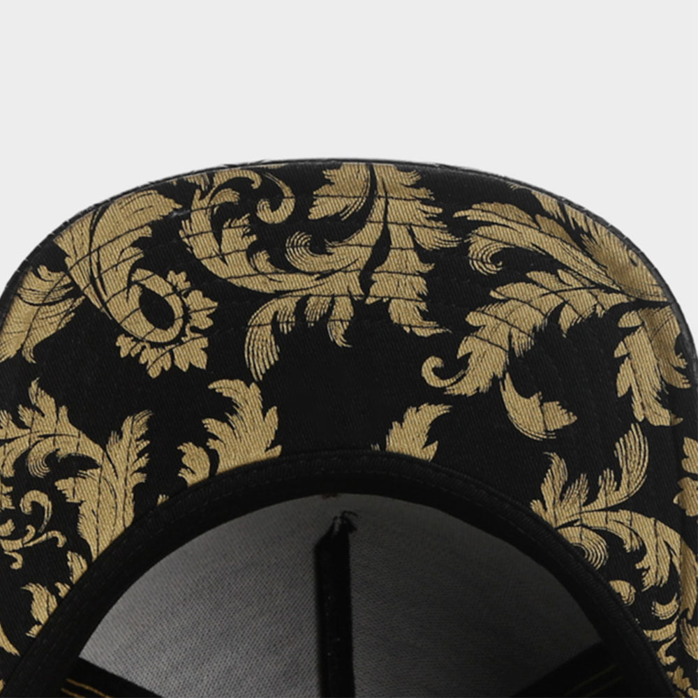 Trendy flat brimmed snapback hats adjustable sunshade
